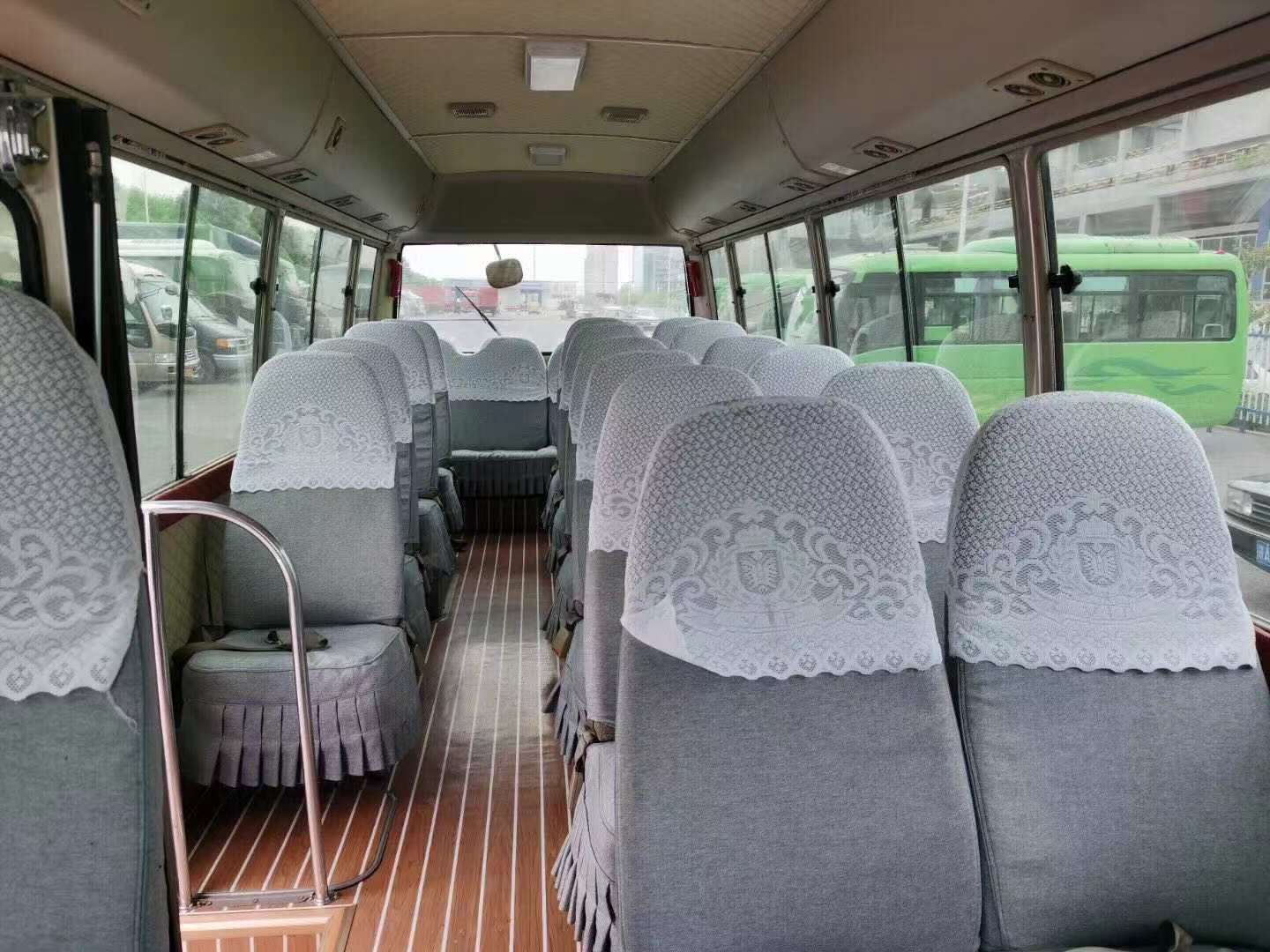 Used Coaster Mini Bus Passenger Bus 28 Seats Coaster Bus with LHD Steering