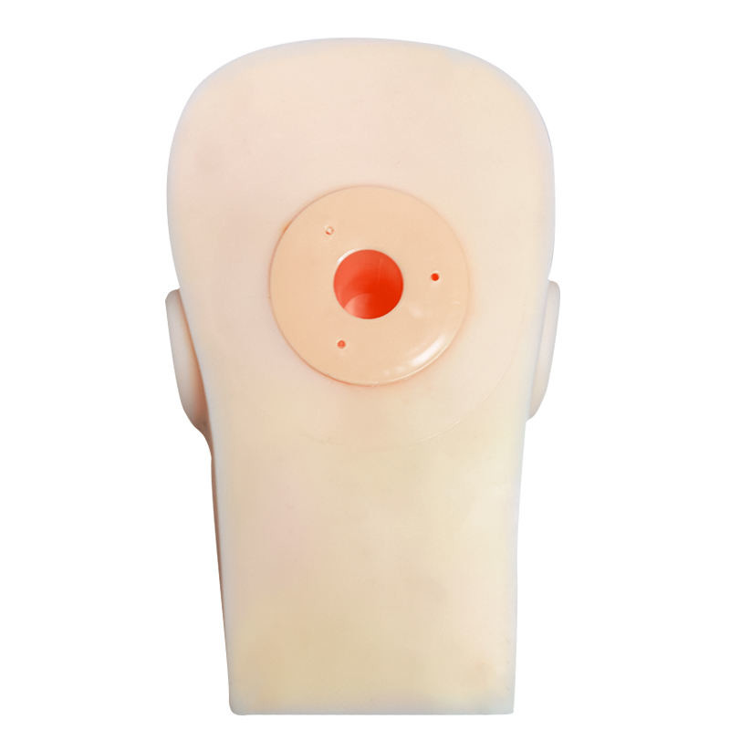 481g Reusable Rubber Permanent Makeup Practice Skin Mannequin Head For Tattoo Training