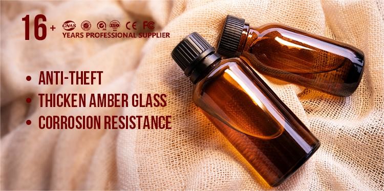 50ml 120m 200ml Liquid Medicine Amber Brown Glass Bottles With Child Proof Caps