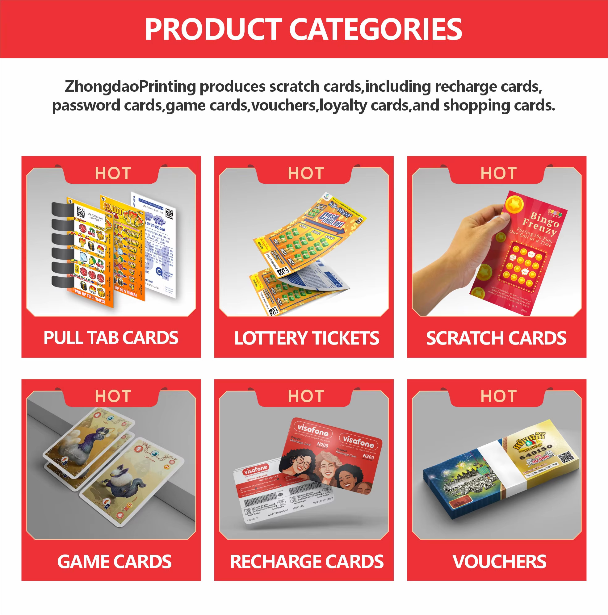 Printable Custom Scratch Off Cards Personalised Lottery Scratch Cards Glossy Varnish