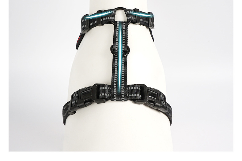 Waterproof Hi Vis Harness For Dogs LED Light Up Dog Harness XS-XL