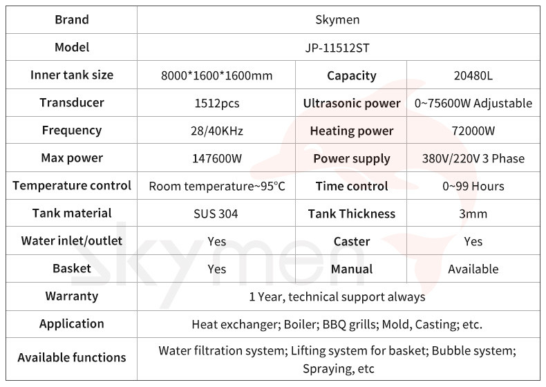 4500L Ultrasonic Washing Machine FCC For Graphite Crucible