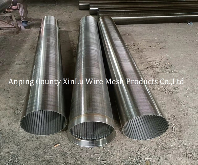 92kg/pcs Johnson Water Well Screen 6 "5/8 With Wrapped Wires In Stainless Steel AISI 304L