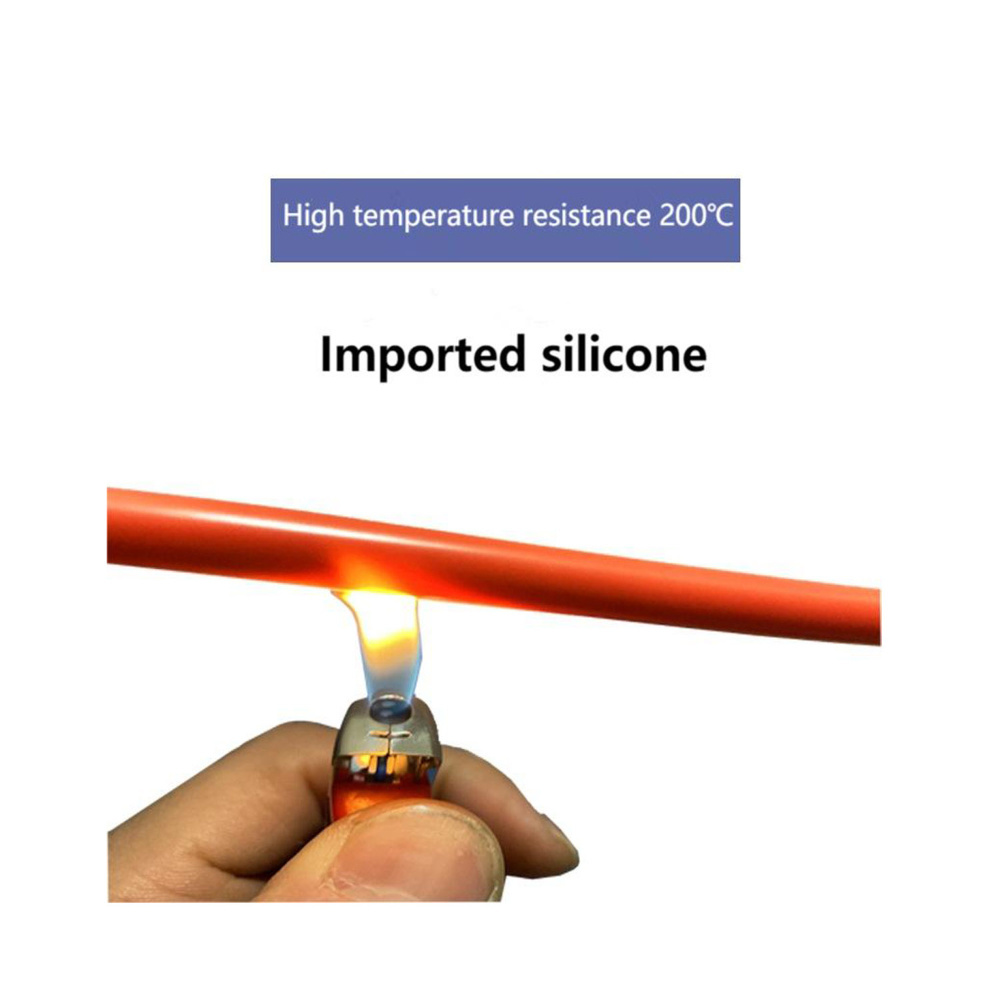 Heat Resistant Silicone Single Core Qith Glass Fiber Braiding +180&ordm; C Hook-up Wire 1.5 2.5 4mm&sup2;