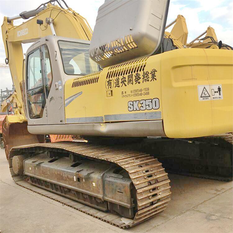 Good Condition SK350-8 35 Ton Used Excavator from Japan with Original Hydraulic Valve