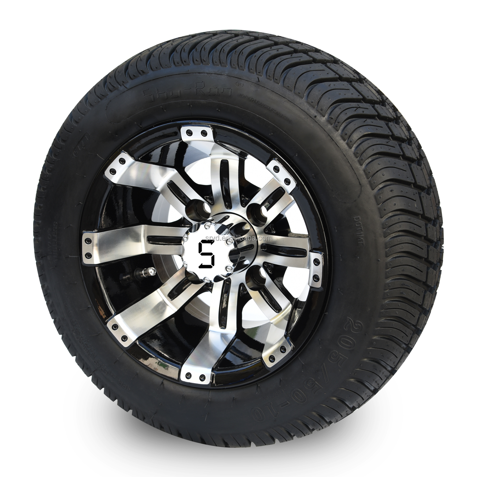 10" Tempest Low Profile Tire and Wheel Combo For Golf Cart