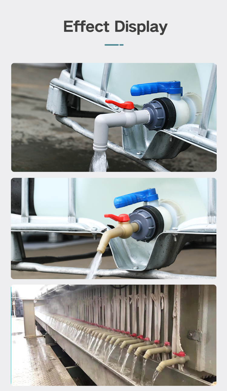Quick and Easy IBC Tank Adapter Connection Valve for Garden Irrigation Easy to Connect