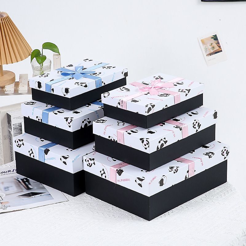 Fashionable Stylish Various Patterns Custom Logo Printed Cardboard Paper Packaging Carton Luxury Christmas Gift Paper Box