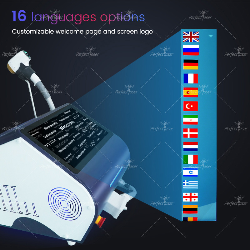 1064nm 810nm 808nm Diode Laser Hair Removal Machine 1200w