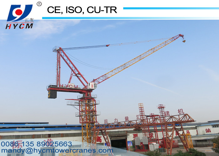 Luffing Jib Construction Tower Crane 6ton 1.2*1.2*3m Mast Section Customized Best Service