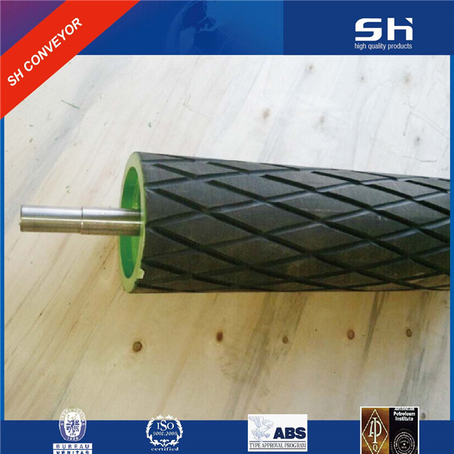 Cement Plant 500mm Width Pci Conveyor Pulleys For Belt Handling