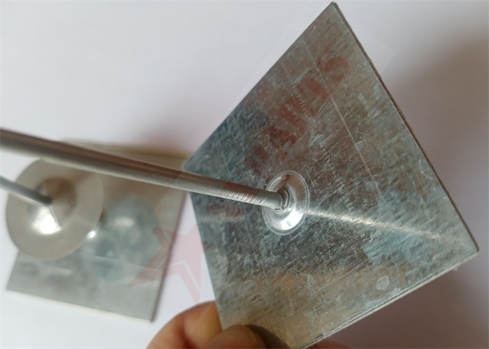 40x40 Self Adhesive Insulation Fixing Pins Galvanized Steel Or Stainless Steel