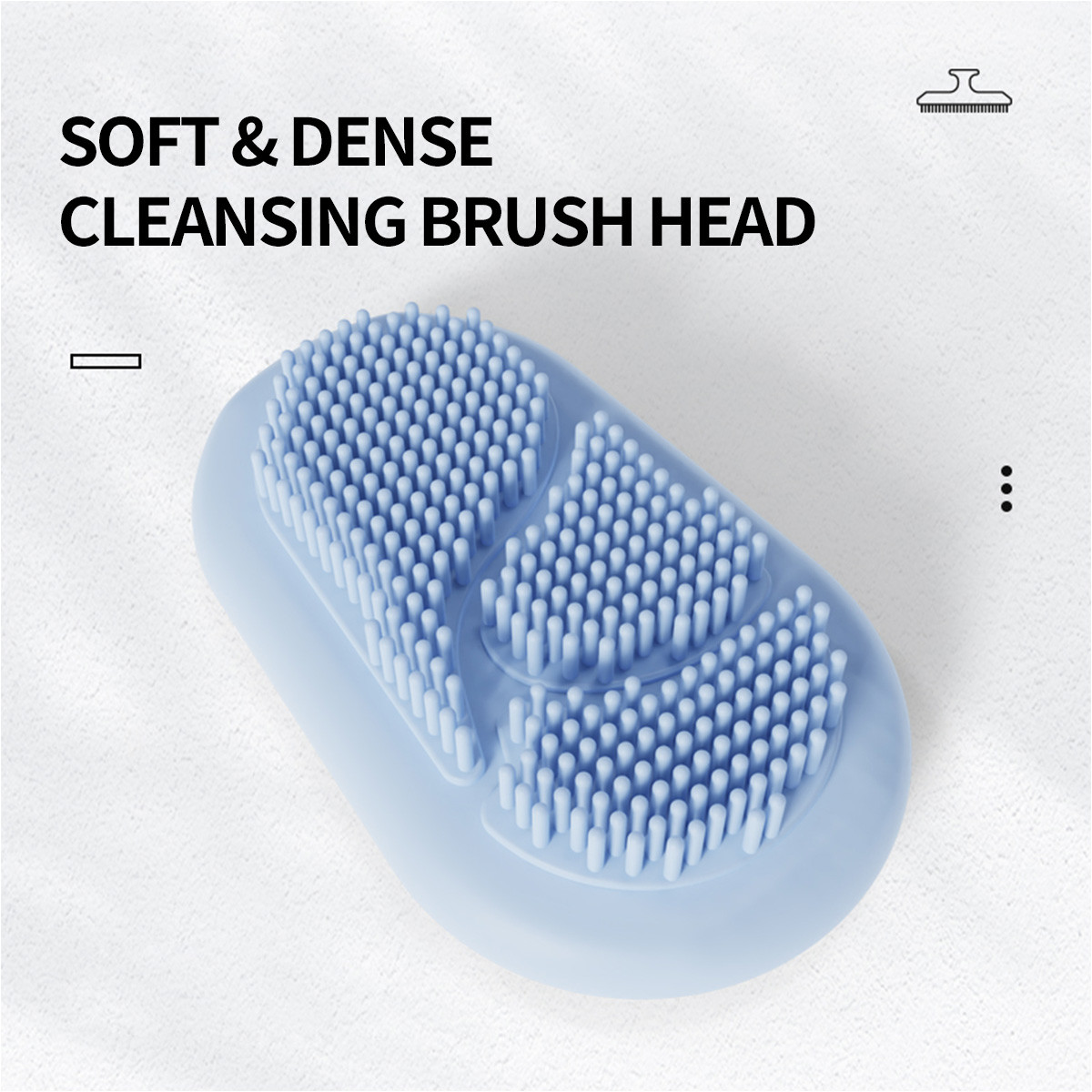 Silicone Ice Facial Cleaning Brush Ice Roller For Face And Eye , Silicone Ice Cube Mold For Face Beauty