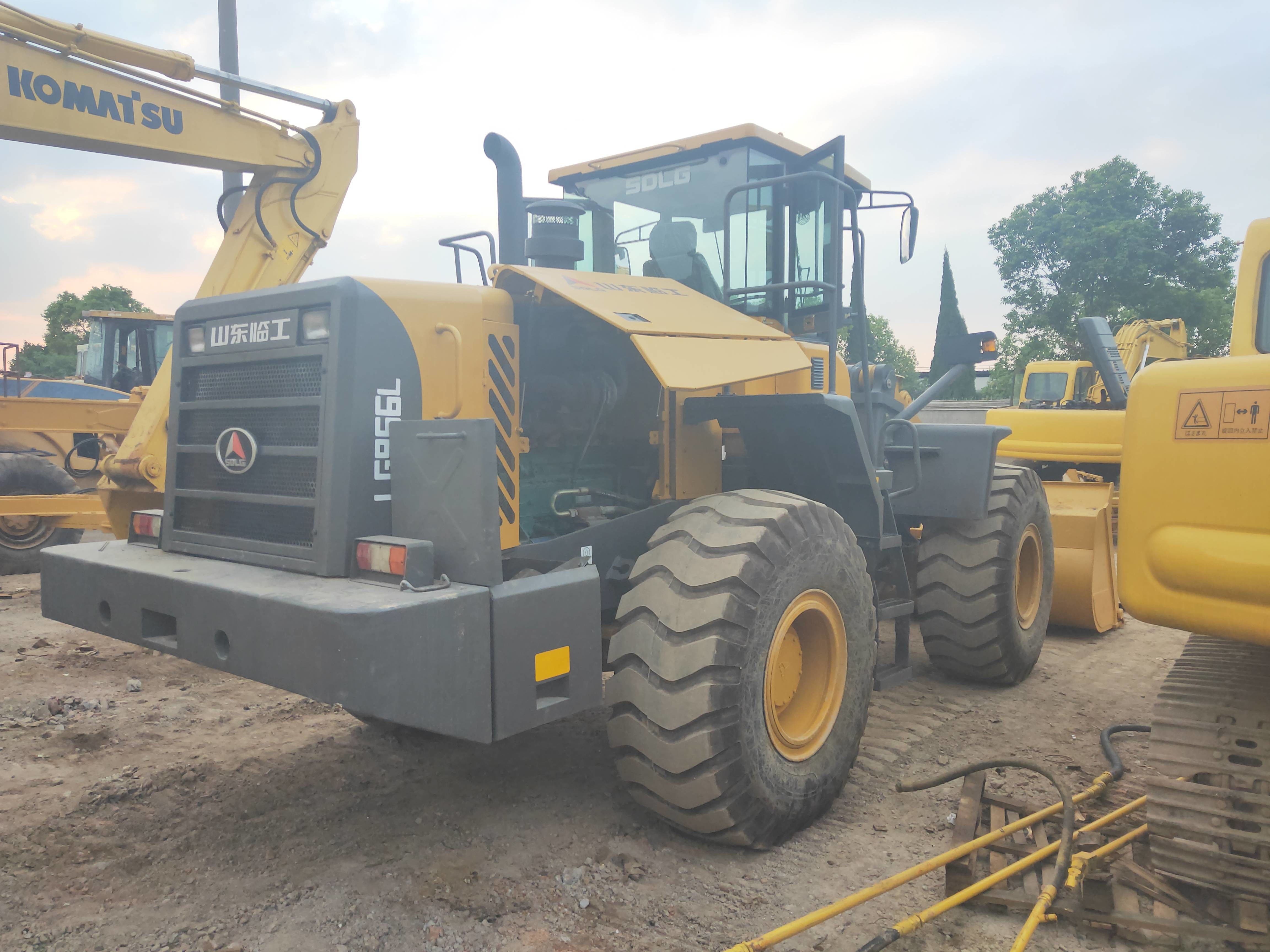 SDLG LG956L Used Wheel Loader Machine 16 Ton Heavy Duty
