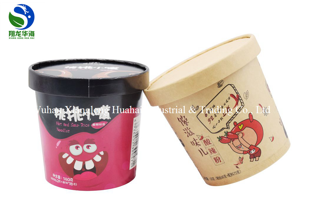 2020 Disposable Kraft paper bowl biodegradable food container Eco-friendly food take away packaging box