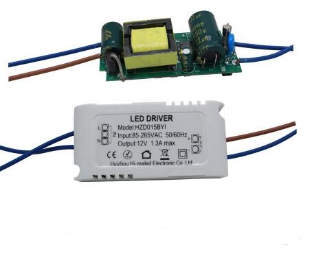 ABS plastic LED Power Adapter 90v 240v input flicker free LED strip drivers