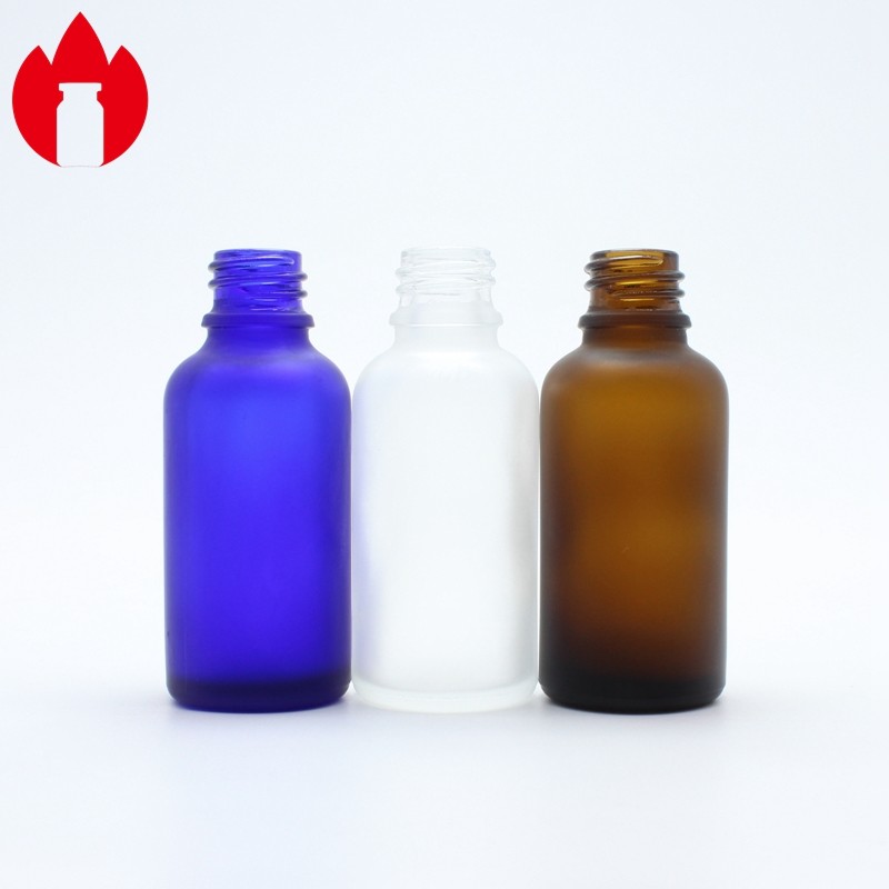 5ml-100ml Empty Cosmetic Essential Oil Glass Bottle With Dropper Cap