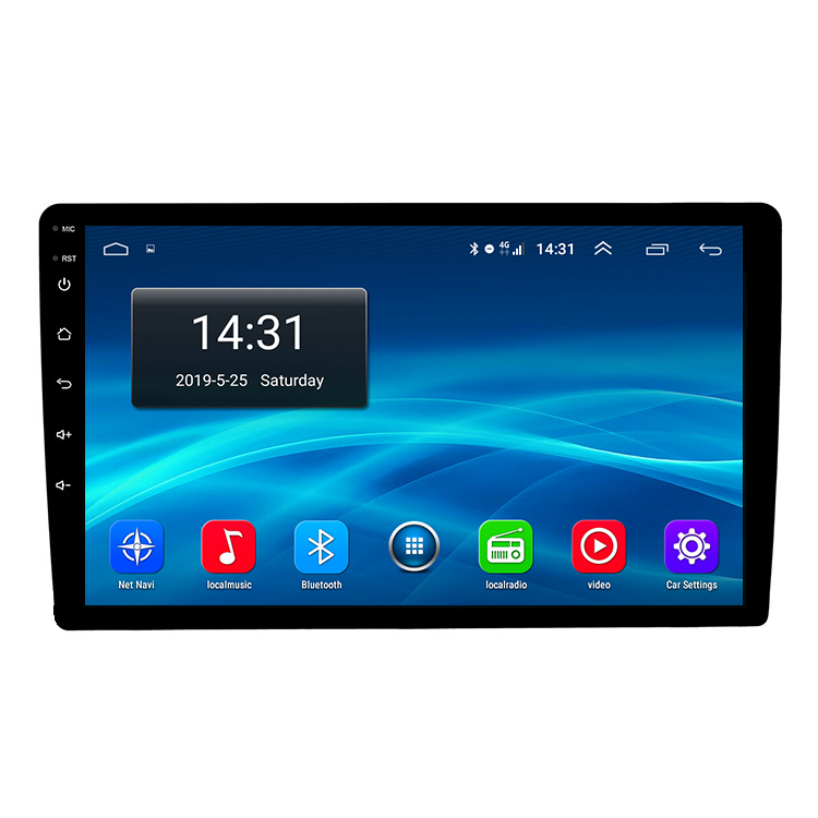 Best Price 10 inch 1 Din Android 8.1 Car DVD Player 1+16GB Auto Radio