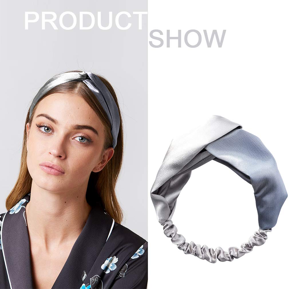 Warrens Girls Elastic Mulberry Silk Headband For Washing Face