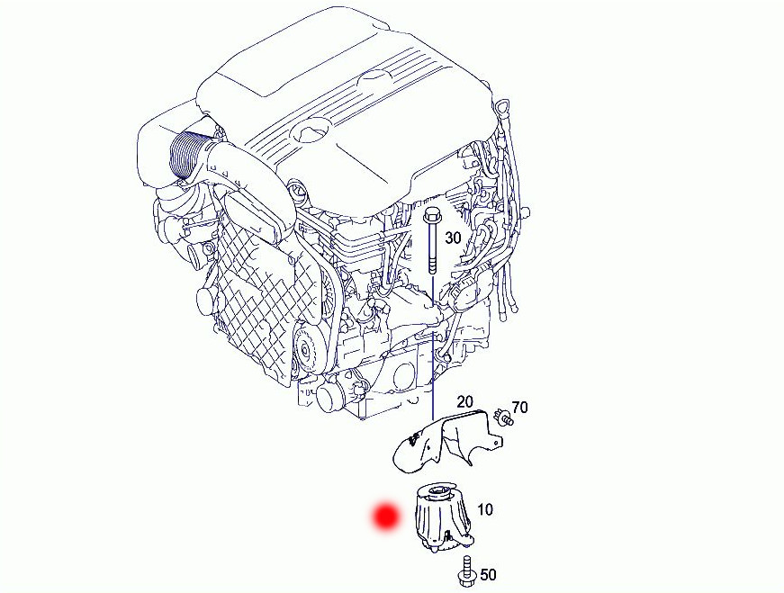 A2052405900 A2052406000 A205240300 Engine Mount For MERCEDES BENZ W205 S205