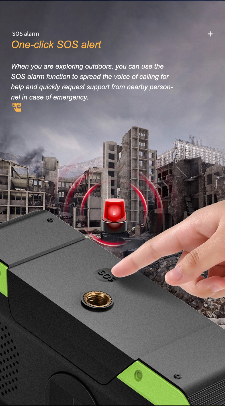 AM FM Solar Waterproof Emergency Radio Portable Hand Crank 5000mAh