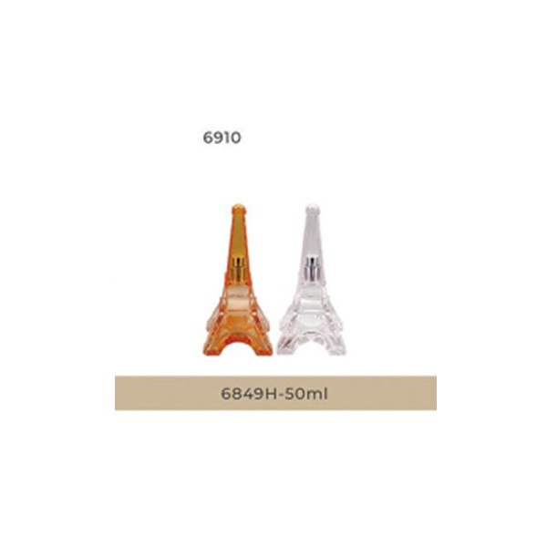 50ml 90ml Eiffel Tower Shape Logo Customized Art Deco Glass Perfume Bottles