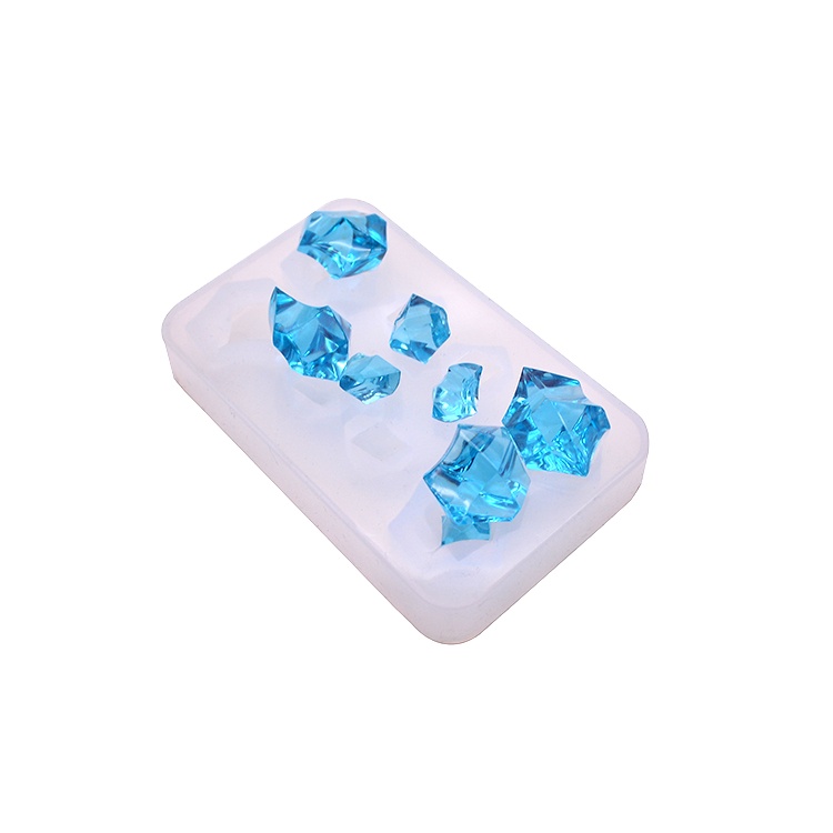 Customized Silicone Resin Mold Handmade Gem Silicone Tray Molds For Resin Epoxy