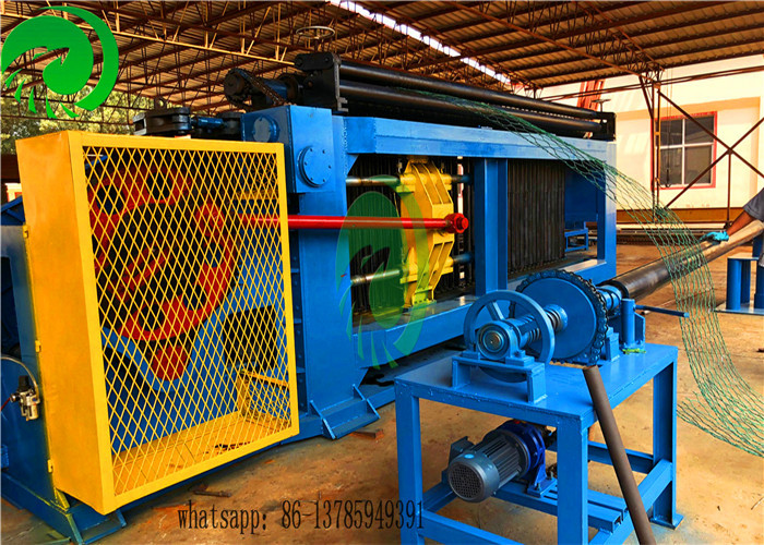 Low Carbon Steel Wire Fence Mesh Welding Machine , Gabion Box Machine Longlife