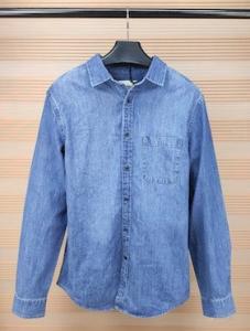 Buy cheap Mens Slim Style Denim Coat Blue Color Lined Demin Jacket In - Stock Items product