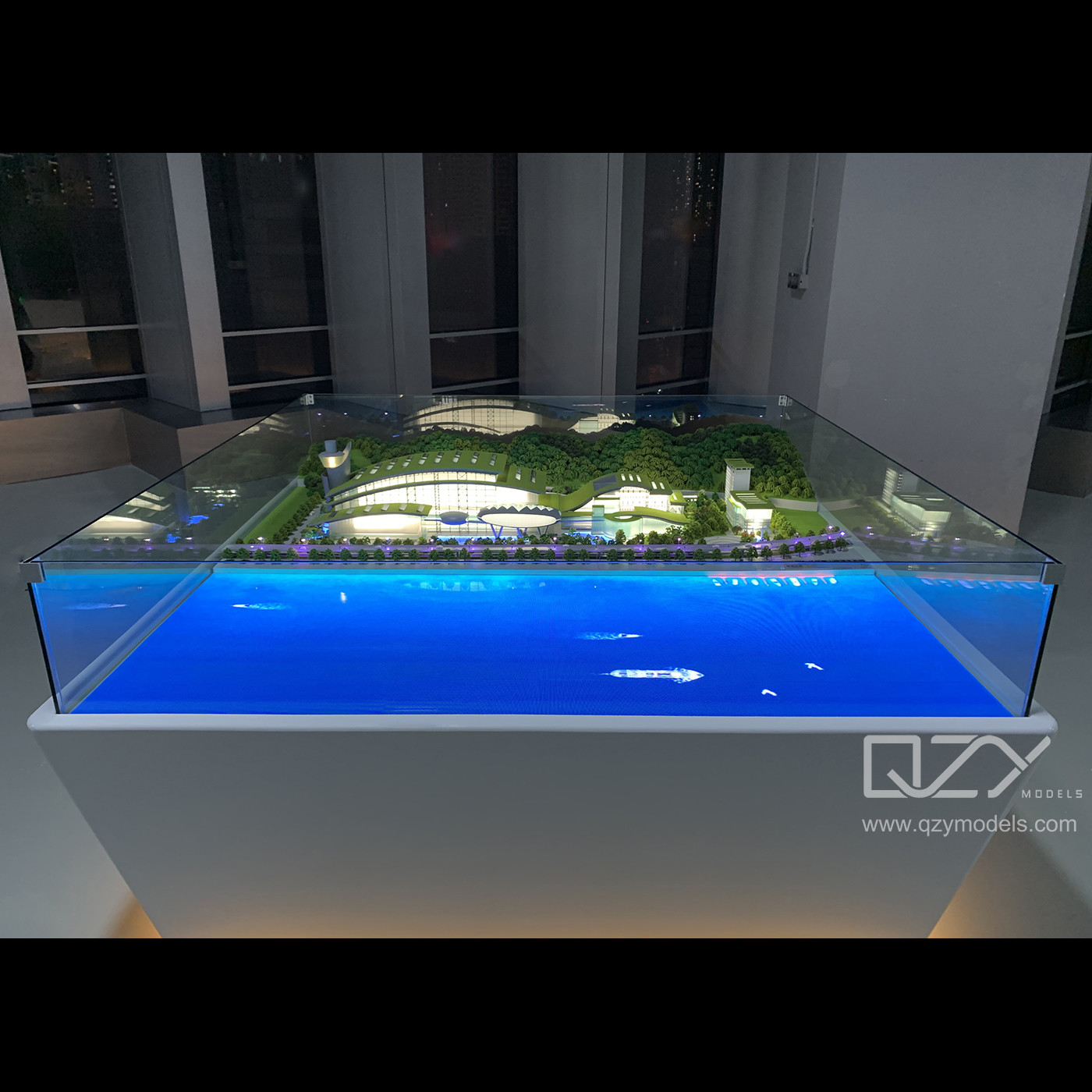 Water Model Making - Shenzhen Energy Group 1:300 Nanshan Model