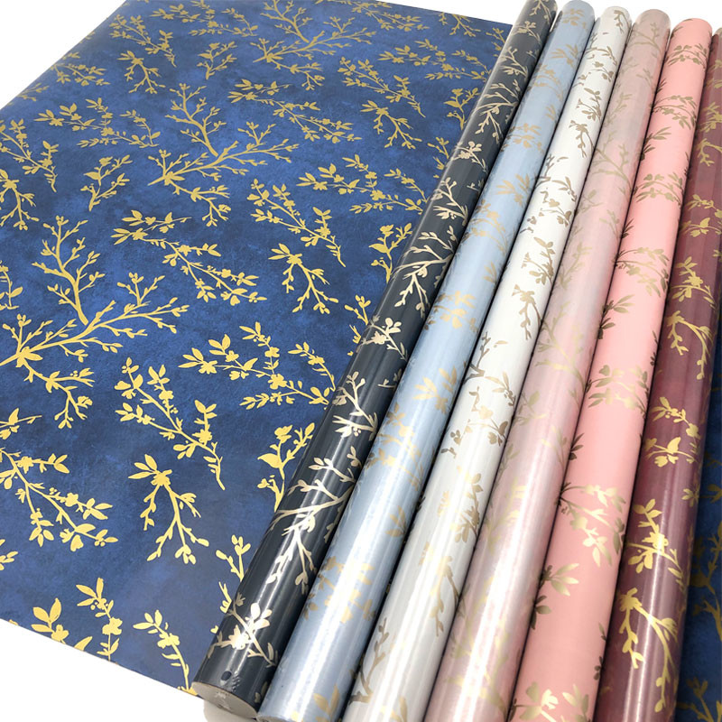 Double Side Gift Wrapping Paper Roll Size 70 X 500 Cm Various Color Available