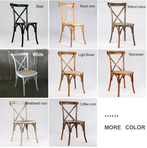Stackable Wedding Banquet Chairs Bent Wood Oak X Back Beech Solid Wood