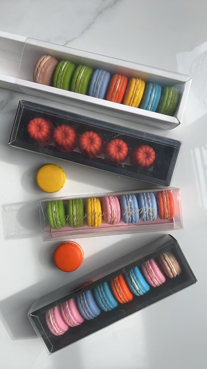 Durable Fresh Macaron Packaging Box Premium Gift Box 6 Pieces Of French Sandwich Cookie Baking