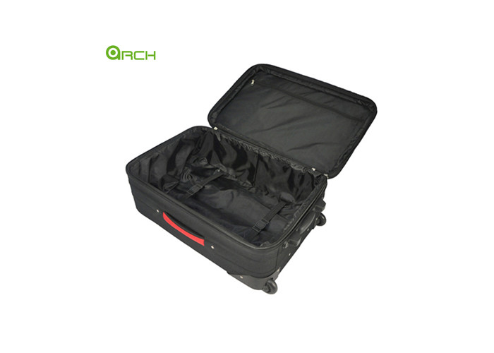 Expandable 600D Polyester 3pcs Luggage Set Scratch Resistant
