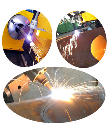5 Axis High Speed CNC Plasma and Flame Pipe Cutting Beveling Machine for Heavy Pipeline Engineering