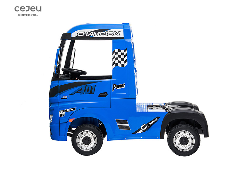 Kids White Mercedes Benz Actros Ride On Truck Can Add Trailer
