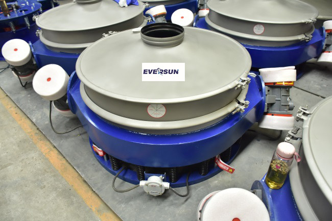 Corn Flour Circular Vibrating Screen Double Vibrating Motor Straight Row Sieve Machine