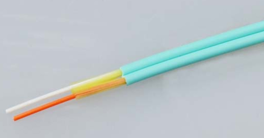 Tight Buffer GJFJV Indoor Optical Fiber Cable Armored Duplex 2.0mm Diameter