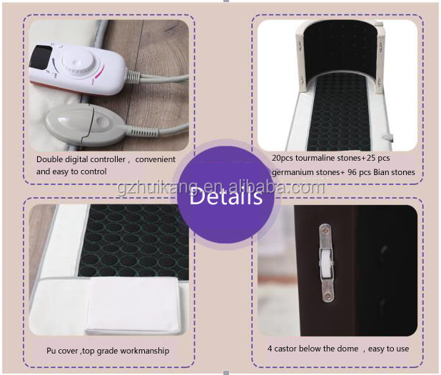 Custom Curve Sauna Infrared Dome Therapy 600W With Digital Controller