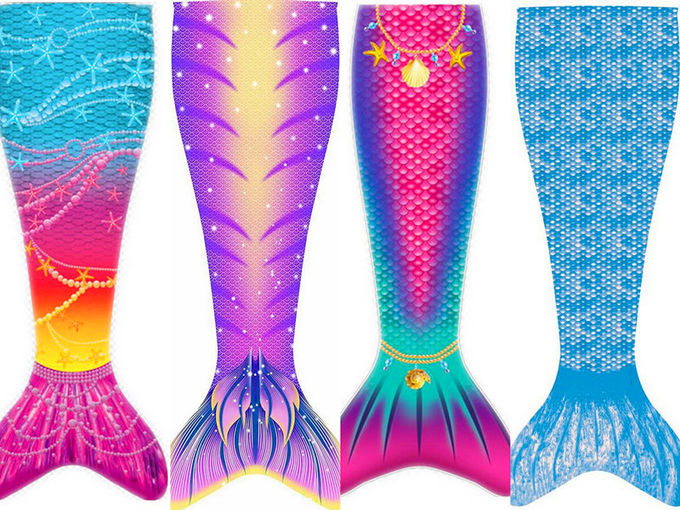 Holiday Mermaid Tails For Adults Swimming Special Design Shinny Finish