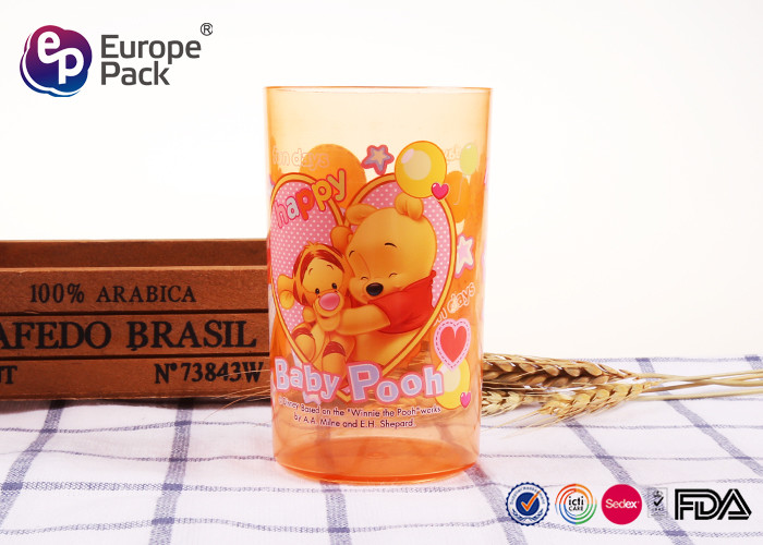 Customized Printing Strong Childrens Plastic Mugs Without Holder 270ml 9.5OZ