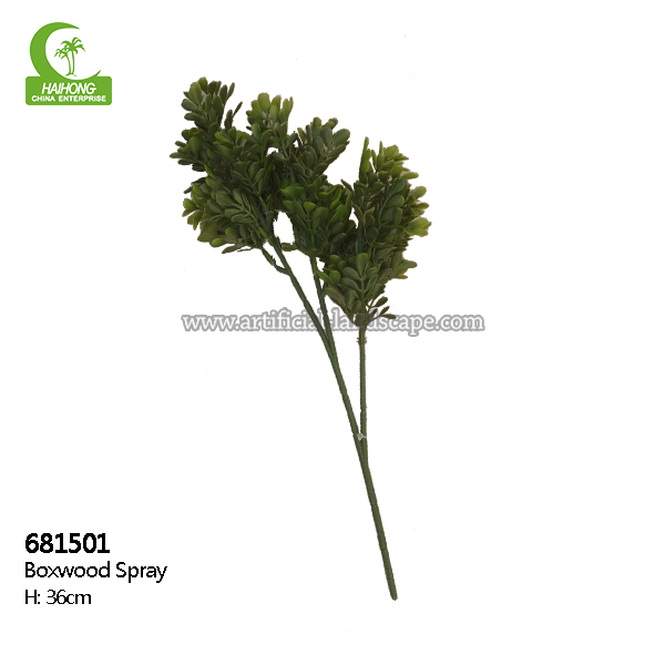 Factory wholesale good value artificial boxwood spray  for hot sale