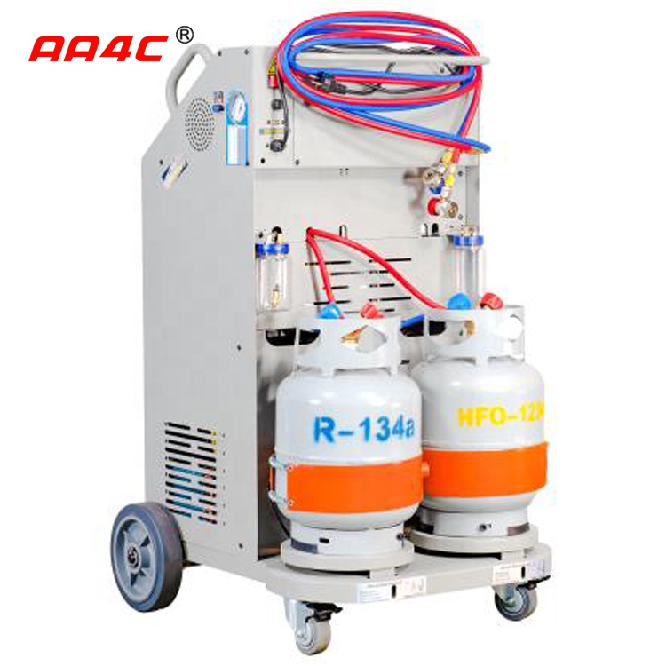 Dual Gas R134a 1234yf Automotive AC Recovery System Auto Air Conditioner Recycling Machine