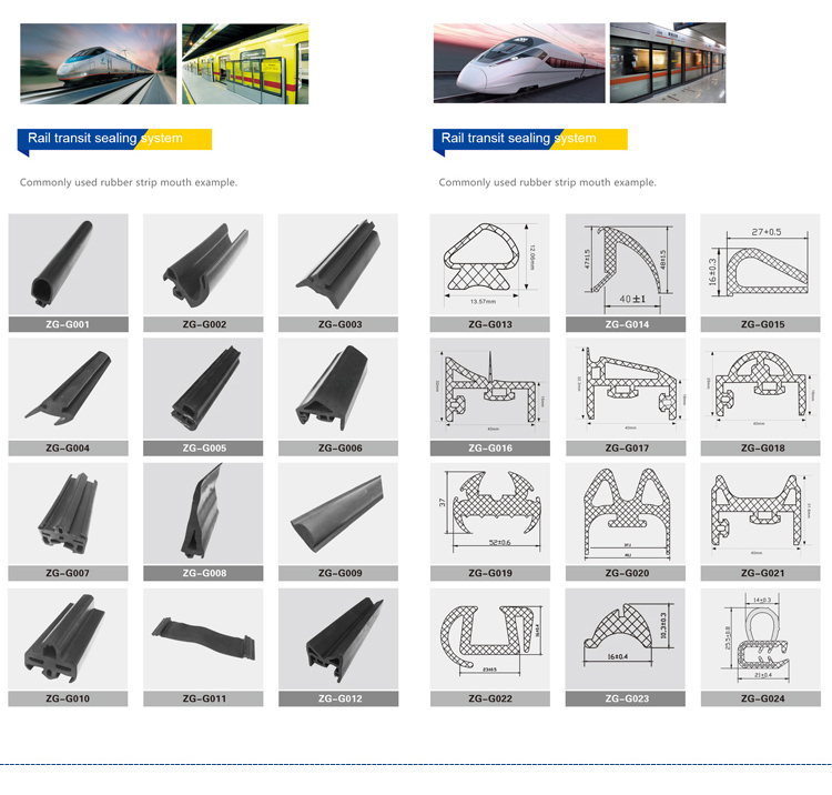 Moulding Processing Service Refrigerator Truck Door Seal Customizable 65±5 Hardness