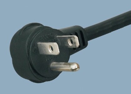 UL CUL CSA 15A 125V 3 Prong 135 degree pin NEMA 5-15P Electrical Angle Plug YY-3N American UL Power Cord