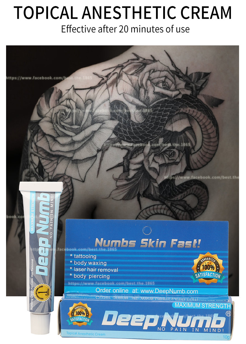 OUR Tattoo Numbing Cream Gel, that's better than any tattoo numbing cream on the market. It is our original, non-oily nu