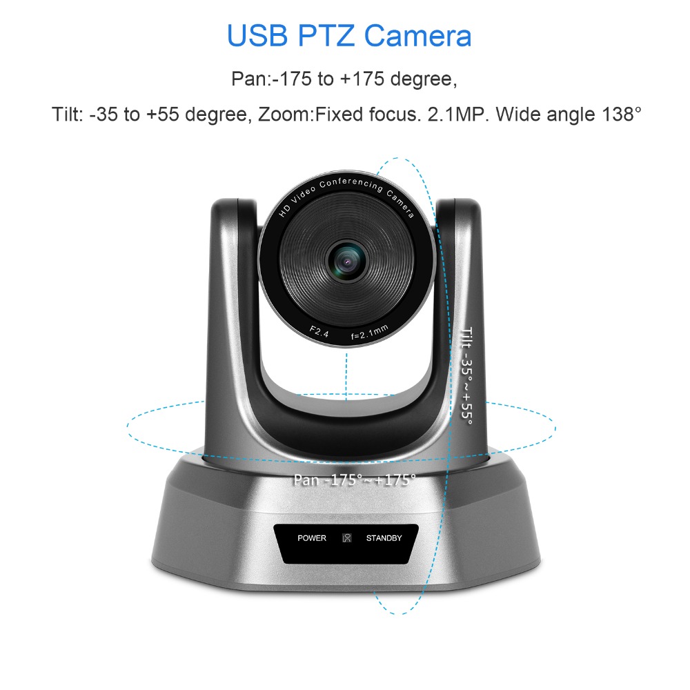 TONGVEO NV1080 FHD H.264 1080P USB 2.0 PTZ Camera For Medical Business