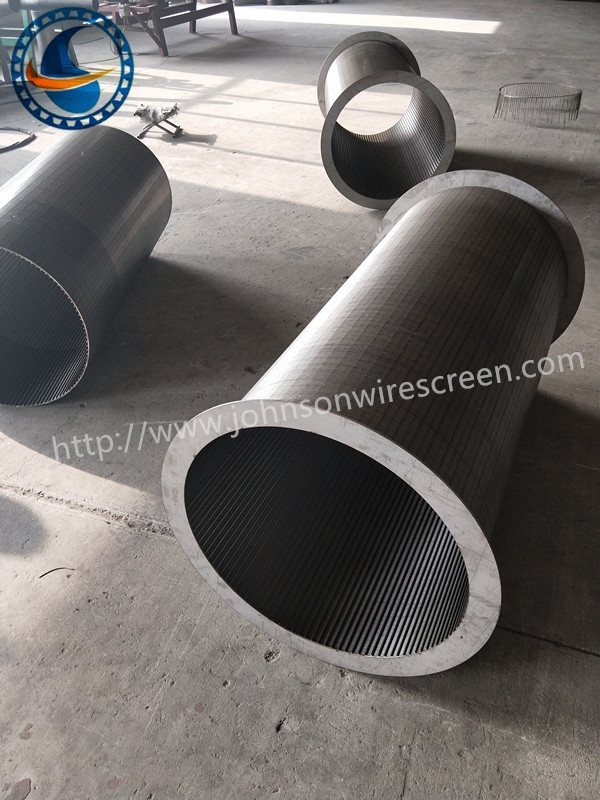 Stainless Steel 2205 Rotary Screen Drum Wedge Wire Wound Basket Fito