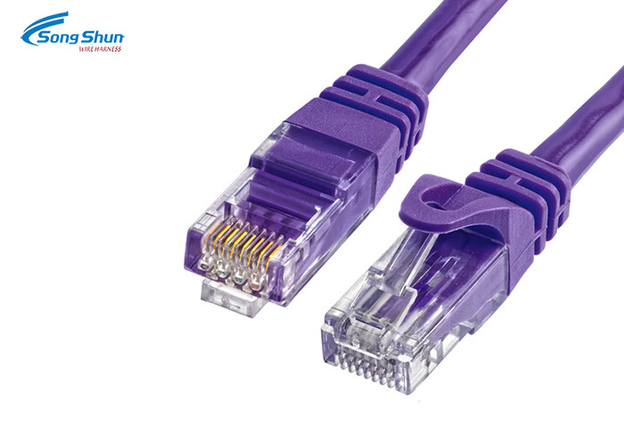 Ethernet Lan6 Foot Patch Cable 2m Fire Protection Indoor Installation LSZH Jacket