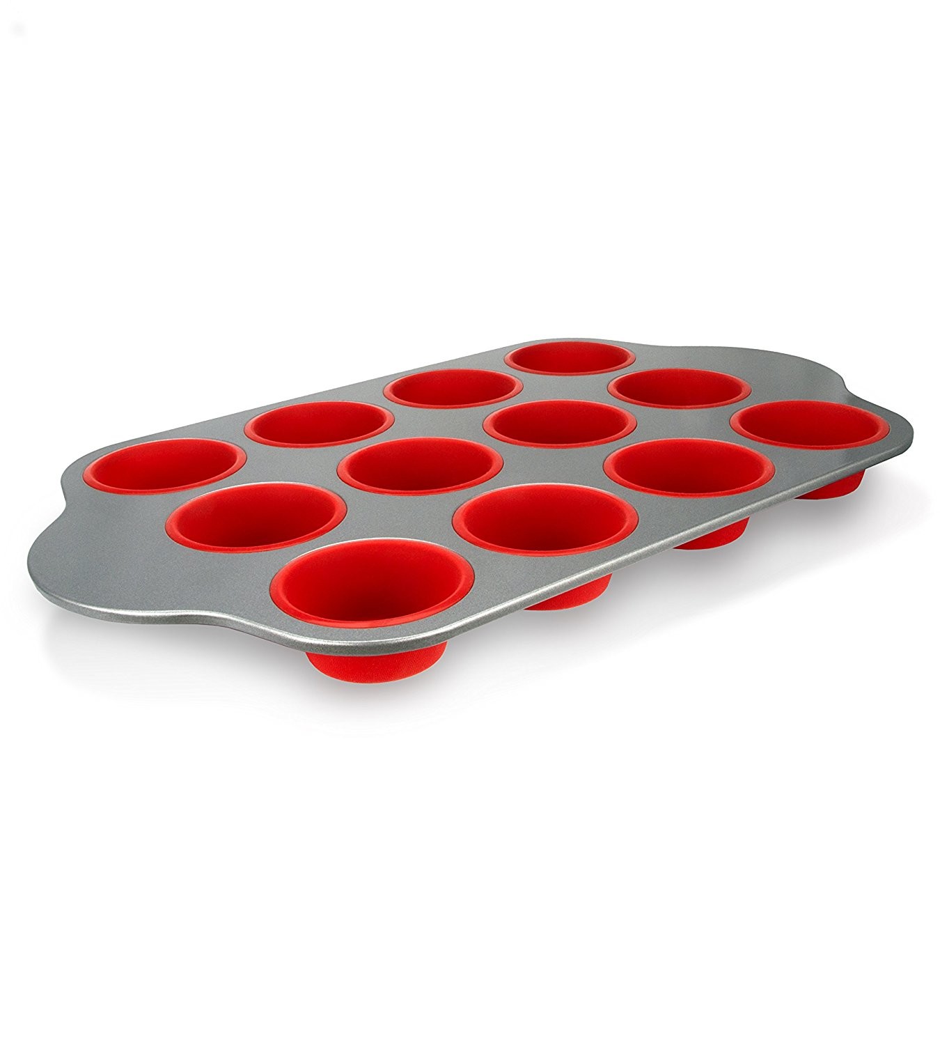 Silicone Baking Molds Pans and Utensils Kitchen | Silicone Cake Brownie Loaf Muffin Mold 2 Spatulas Brush 6 Measuring